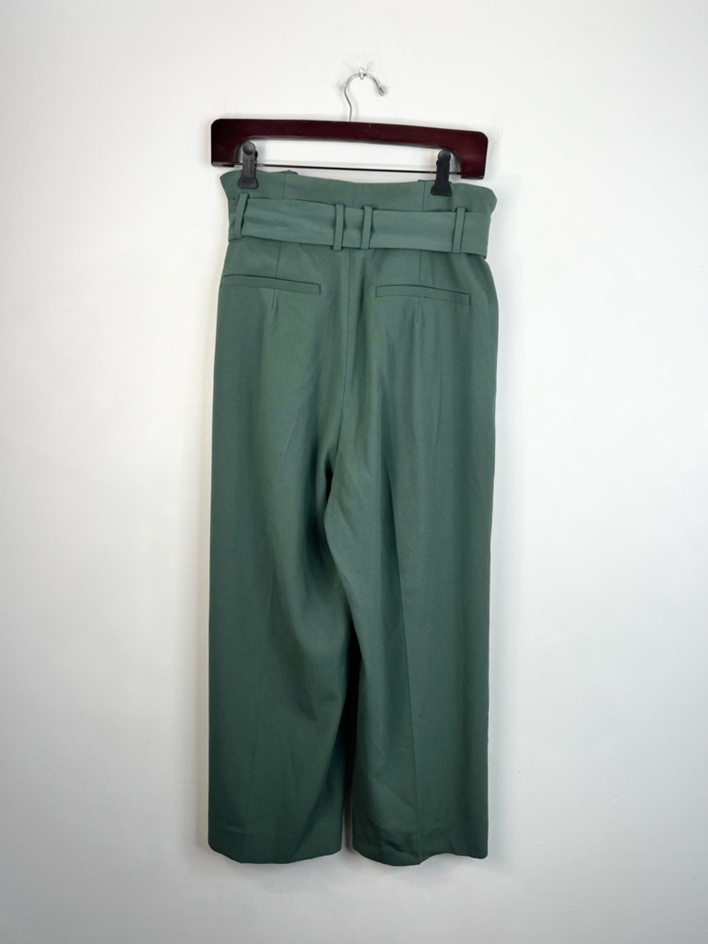 Aritzia Babaton old money high rise cropped wide leg paper bag waist trousers 8 - Picture 4 of 13
